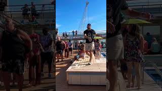 Cupid Shuffle Dance on a cruise linedance cupidshuffle cupidtrend dance dancetrend2024 [upl. by Nauqet]