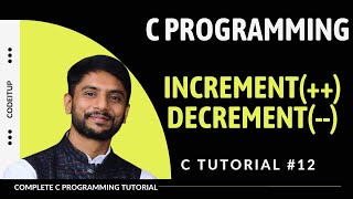 Increment Decrement in C Programming  In Hindi [upl. by Aerdied]