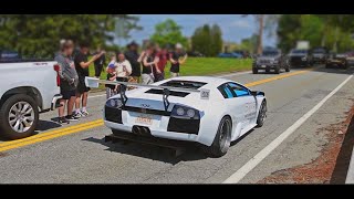 Daily Driven Exotics CRAZY Exit from Lamborghini Boston [upl. by Griffiths]