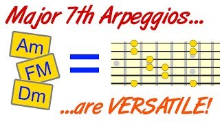 Major 7th Arpeggios Are More Versatile Than You Think [upl. by Lorin]