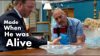 What is the most valuable LALIQUE GLASS ANTIQUES VALUATIONS ROAD TRIP [upl. by Denny]