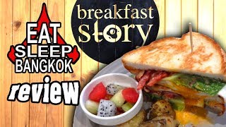 Review of Breakfast Story in Bangkok [upl. by Len23]