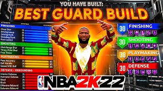 BEST GUARD BUILD IN NBA 2K22 NEW DEMIGOD SLASHING PLAYMAKER BUILD IN NBA 2K22 Best Build 2k22 [upl. by Tansey]