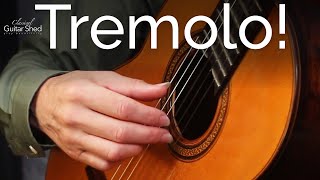 10 PAMI How to Play Tremolo on Classical Guitar technique lesson [upl. by Auhs]