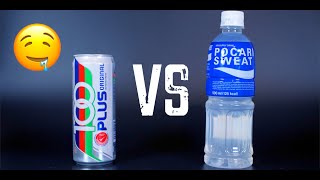 100 Plus vs Pocari Sweat  Isotonic drink Taste Test [upl. by Phio]