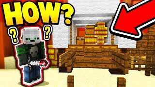 SECRET HAY BALE HIDING SPOT Minecraft Murder Mystery Camo Trolling [upl. by Ahsirahc]