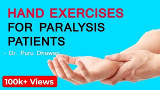 Hand exercises for Paralysis Patients [upl. by Ahsinrat130]