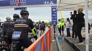 Patrick Dempsey at the Dempsey Challenge in Lewiston [upl. by Aicenev]