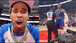 Russell Westbrook Goes Off On Top 5 After Trolling Him During Raptors Game [upl. by Aniakudo]