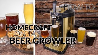 CBD5  Homecraft OnTap Beer Growler System  Howto [upl. by Eisnyl]