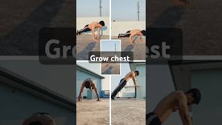 Chest workout home 🔥 shorts workout motivation [upl. by Selhorst]