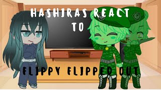 Hashiras react to Flippy Flipped Out  Demo 20  Fnf  MY AU  Kirumi [upl. by Abramo240]