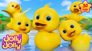 Cinco Patitos Y Más Canciones Infantiles  Música Para Niños  Jolly Jolly en Español [upl. by Esinert]