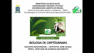 Biologia das Criptogamas [upl. by Sirod]