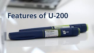 Tresiba® insulin degludec injection 200 UmL FlexTouch® U200 Features [upl. by Ecinue397]