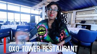 Dining at the OXO Tower Restaurant  LONDON RESTAURANT WITH A VIEW [upl. by Ahseekal895]