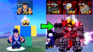 Went From Noob To Master In Anime Defenders Roblox [upl. by Alletse]