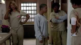 Orange is the New Black S02E04 Poussey and Taystee Pee Hole [upl. by Anema]