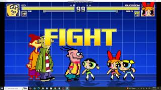 MUGEN Ed Edd N Eddy vs The Powerpuff Girls [upl. by Danette]