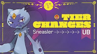 Unburden Sneasler  Tier Changes  Pokemon SampV Ubers Showdown LIVE [upl. by Celisse]