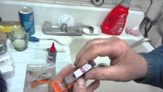 How to refill a canon ink cartridge nothing to do with tile [upl. by Klepac]