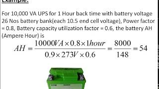 How to decide the Inverter  UPS Backup Time  VA Rating  Battery AH for Home Application [upl. by Tlaw]