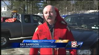 Local fire departments train for cold water rescues [upl. by Assyl844]