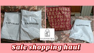 Sapphire sale shopping haul [upl. by Lonne]