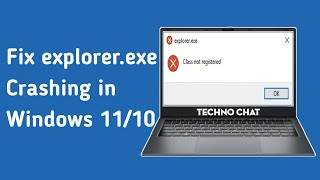 How to Fix explorerexe Crashing in Windows 11 and Windows 10 EASY [upl. by Eniamerej]