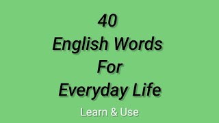 600 English Words for Everyday Life  Basic Vocabulary 30 [upl. by Lexis]