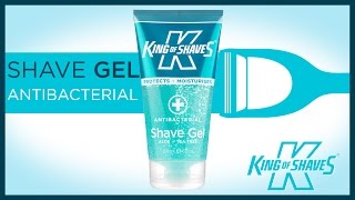 Antibacterial Shave Gel  King of Shaves [upl. by Ricard]