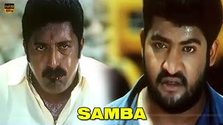 N T Rama Rao Jr Prakash Raj  Samba Tamil Dubbed Movie  Fight Scenes  HD Video [upl. by Margaretha]