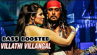 Villathi Villangal Song  Bass Boosted  Rajapattai Movie  Vikram  YuvanShankar Raja [upl. by Garneau]