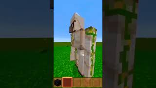 Minecraft comedy iron golem versus me height kitni 😂😂 [upl. by Faruq658]