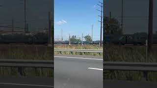 The fastest train in America the Amtrak Acela passing ￼ Secaucus train station [upl. by Lubbock67]