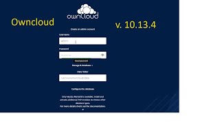 Owncloud server setup installation  Owncloud Version 10134 [upl. by Michelle]