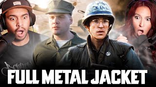 FULL METAL JACKET 1987 MOVIE REACTION  KUBRICK DID IT AGAIN  First Time Watching  Review [upl. by Lorrad]