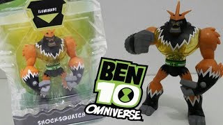 Review do Boneco shocksquatch iluminar  Ben 10 Omniverse [upl. by Imac]