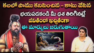 Snake in Dream Analysis amp Meaning  Shiva Rudra Saduvu  Geethanjali  sumantvspirituallife [upl. by Indnahc]