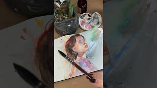 Свет  мой помощник moleskine art скетчбук painting акварель акварельныйскетч drawing artist [upl. by Binnings]