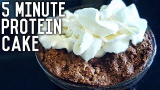 5 Minute Protein Cake  Healthy Low Carb Dessert Recipe [upl. by Sabra60]