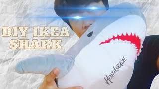 DIY Ikeas Blåhaj Shark Plushie  Handsewn w template [upl. by Pen]