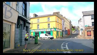 Boyle Town county Roscommon Ireland 4K ultra HD Video [upl. by Geanine]