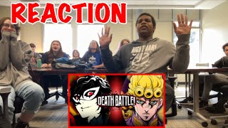 Joker VS Giorno REACTION ft Ole Miss Esports DEATH BATTLE [upl. by Theressa]