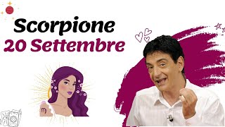 Scorpione ♏️ Loroscopo di Paolo Fox  20 Settembre 2024  Giù l’amore su il lavoro [upl. by Agee98]