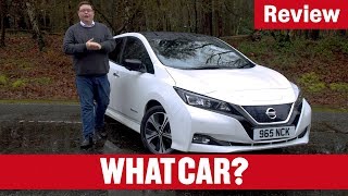 2019 Nissan Leaf Review – an electric car to make you switch  What Car [upl. by O'Toole]