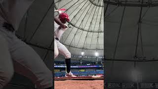 UNBELIEVABLE POWER Washington Nationals ELIJAH GREEN Goes Off the CATWALK at Tropicana Field 🤯 [upl. by Repsac]