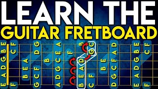 LEARN The Notes On The GUITAR Fretboard In 1 Day  EASIEST METHOD On YouTube  FRETBOARD MASTERY [upl. by Ahsel]