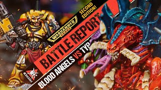 Blood Angels vs Tyranids  BLOOD SCENT 1  2ND EDITION Warhammer 40K Battle Report [upl. by Steffin302]