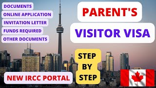 How to apply Canada Visitor Visa for Parents  Visitor Visa Canada  Step by Step Process 2023 [upl. by Ardie285]